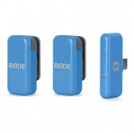 Rode Microphones Wireless Micro USB-C, microphone blue
