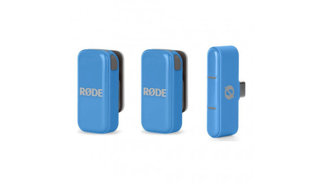 Rode Microphones Wireless Micro USB-C, microphone blue