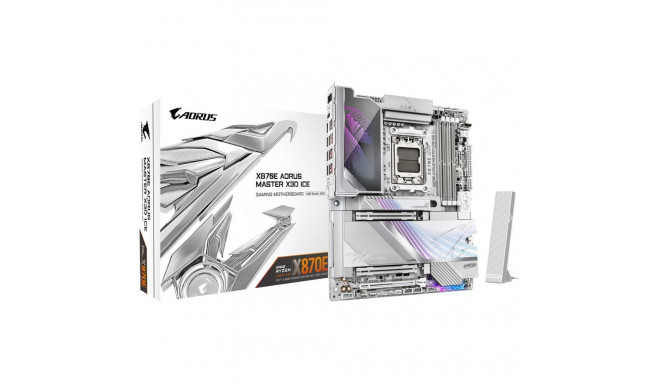 X870E AORUS MASTER X3D ICE (silber/weiß)