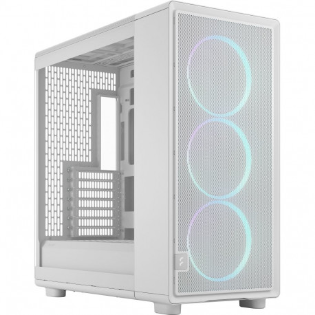 Fractal Design Epoch XL TG RGB Clear tint, Tower case white, Tempered Glass