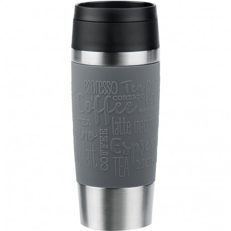 Emsa TRAVEL MUG Classic Thermos Mug grey/stainless steel, 0.36 liters