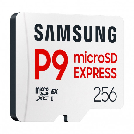P9 Express microSDXC mälukaart 256GB PCIe Gen3.0x1, NVMe 1.3, SD 7.1, UHS-I, valge