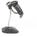 Digitus 2D Barcode Handheld Scanner, Black Barcode Scanner, Battery Operated, with Stand, QR Code Co