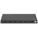 Digitus 8K HDMI Splitter, 1x4 black, with downscaler