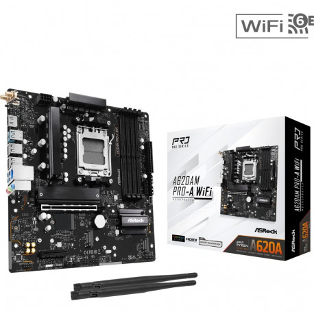 ASRock A620AM PRO-A WIFI - Socket AM5 - motherboard