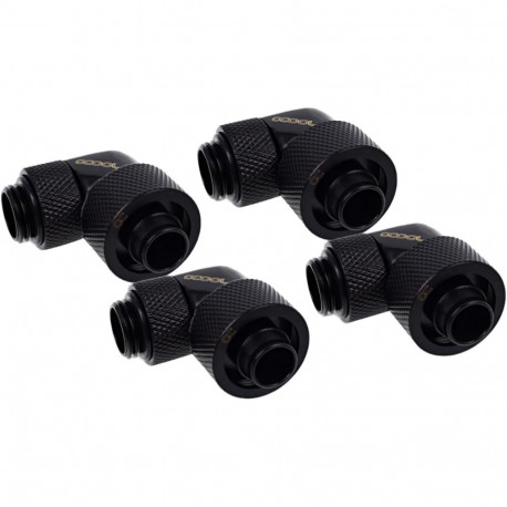 Eiszapfen kruvitav liitmik G1/4 16/10mm 90° pööratav pehmetele voolikutele (PVC, silikoon, neopreen)