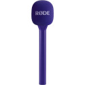 Rode Microphones Interview GO, microphone purple, adapter