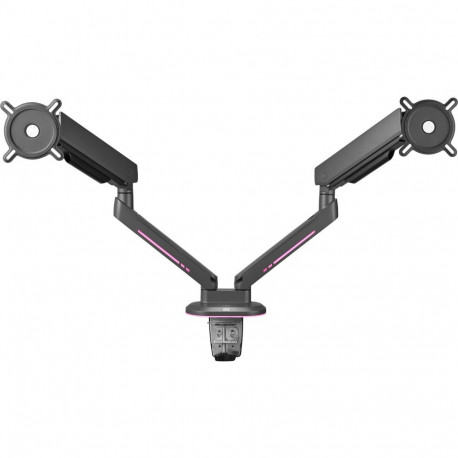 ONE FOR ALL Universal Gaming Dual Monitor Arm (DM8210), Monitor Mount Grey, RGB