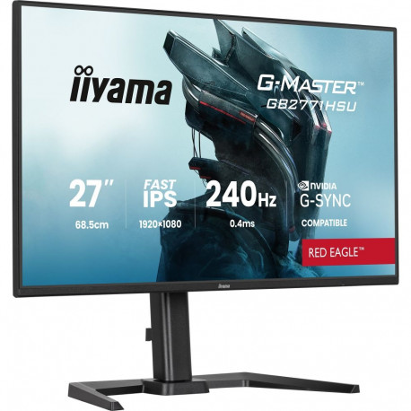 iiyama G-Master GB2771HSU-B1 Red Eagle, gaming monitor - 27 - black (matt), FullHD, Fast-IPS, HDMI, 