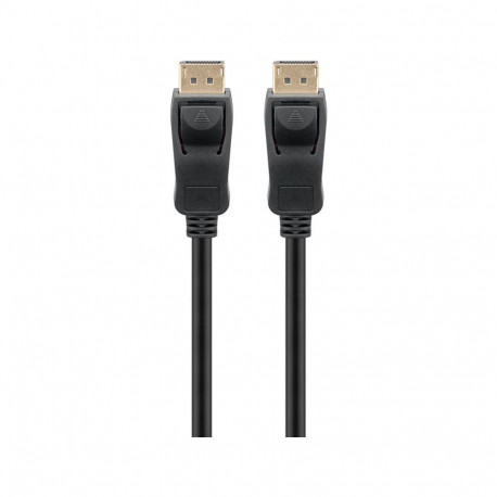 DisplayPort 2.0/2.1 Kabel, 16K @ 60Hz, 80 Gbit/s (schwarz, 2 Meter)