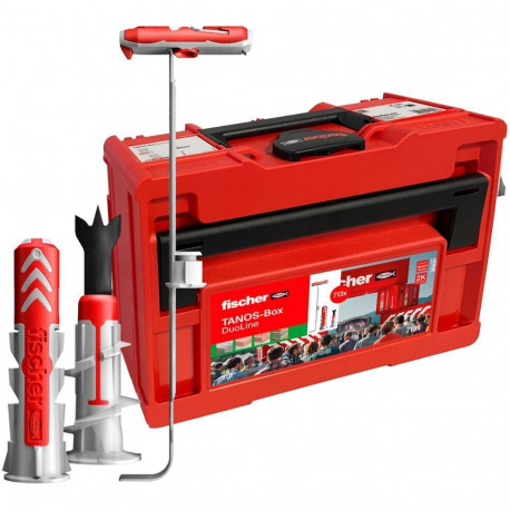 Dübel DuoLine Tanos-Box M173 (hellgrau/rot, 713-teilig)
