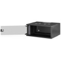 Digitus SOHO PRO wall-mounted enclosure, black IT cabinet, 4 rack units