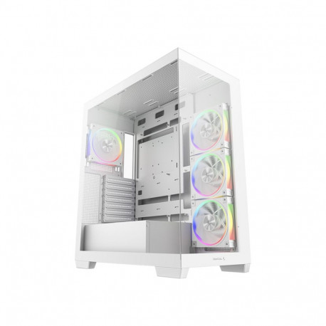 DeepCool CG580 4F V2 WH, Tower case white, Tempered Glass x 2