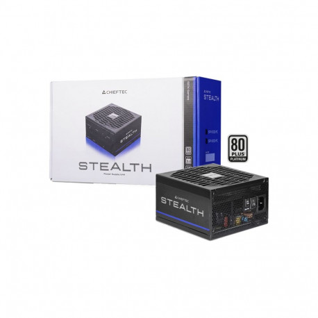 Stealth toiteplokk 1000W 1x 12-Pin High Power GPU 3x PCIe kaablihaldus, must