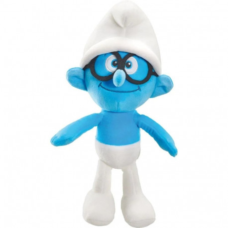 Schmidt Spiele The Smurfs: Brainy Smurf Plush Figure, Cuddly Toy