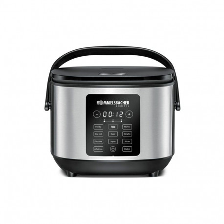 Rommelsbacher Multi-Rice Cooker MRK 650 stainless steel/black, 600 watts, 3 liters