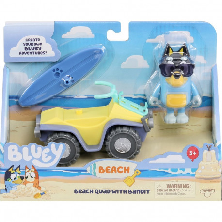 Bluey sõiduk ja figuur ranna-ATV