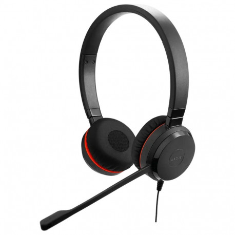 Jabra Evolve 20 SE, Headset black, UC, USB-C and USB-A, Stereo