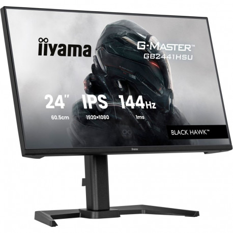G-Master monitor GB2441HSU-B1 Black Hawk 60.5cm (23.8Zoll) FullHD IPS HDMI DP Free-Sync USB-Hub kõrg