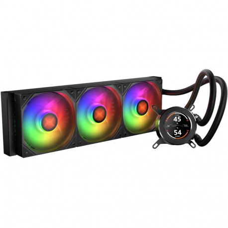 HydroGlance LCD-ekraan 360, must