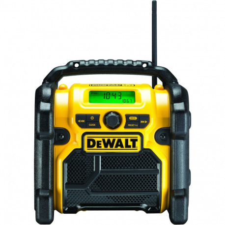 Akku- und Netz-Radio DCR020-QW (gelb/schwarz, UKW, DAB+, AUX, USB)