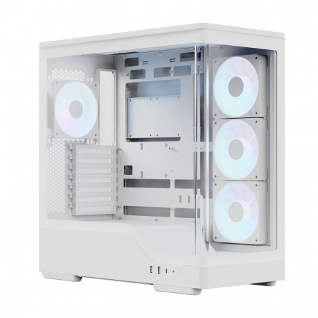 P500A-WT-v1 (weiß, Tempered Glass x 2)