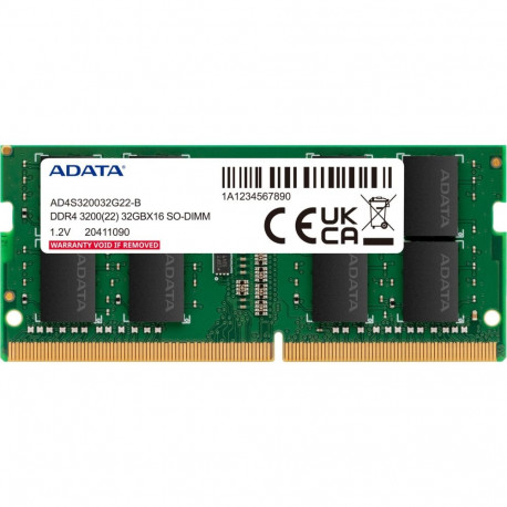 Premier SO-DIMM AD4S32008G22-DTGN 16GB DDR4-3200 (2x8GB) topeltkomplekt, roheline