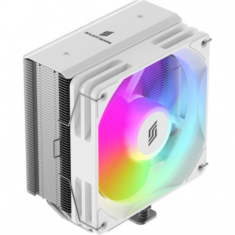 Silentware Bora White, CPU cooler white/silver, 120 mm