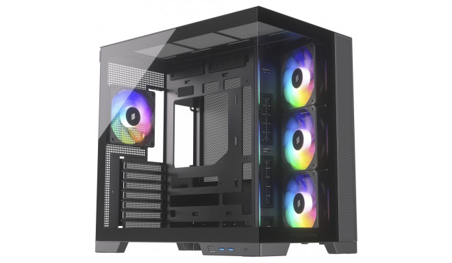 View A-RGB  (schwarz, Tempered Glass x2)