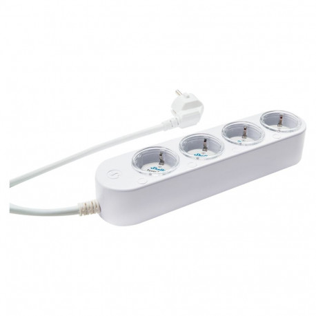 pistikupesaliist Power Strip 4 Gen4 1,5m kaabliga energiatarbimise mõõtmisega, valge