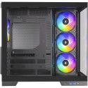 Silentware View A-RGB, tower case black, tempered glass x2
