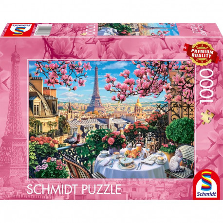Schmidt Spiele Breakfast in Paris, Puzzle 1000 pieces