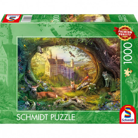 Märchenschloss und Waldzauber (1000 Teile)