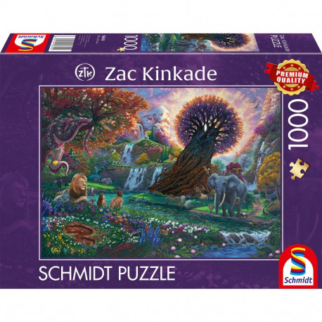Schmidt Spiele Zac Kinkade: The Garden of Eden, Puzzle 1000 pieces