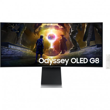 Odyssey OLED monitor G8 S34DG850SU 86cm (34 Zoll) UWQHD USB-C kõver mängukeskus 175Hz paneel, hõbeda