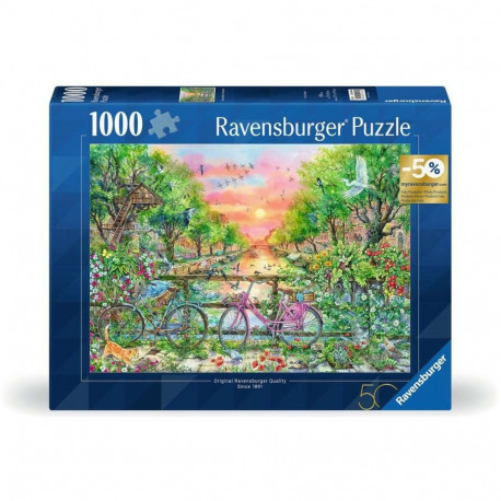 Ravensburger Puzzle Dreamy Bicycles in Amsterdam 1000 pieces