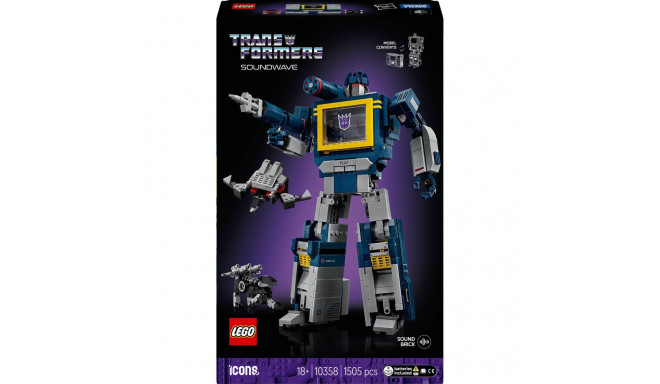 10358 Icons Transformers: Soundwave