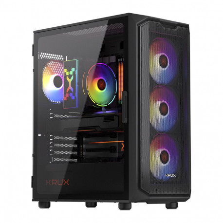 Krux Krux Orona, tower case black, tempered glass