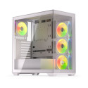 Krux Exo White, Tower case white, Tempered Glass x 2