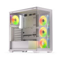 Krux Exo White, Tower case white, Tempered Glass x 2