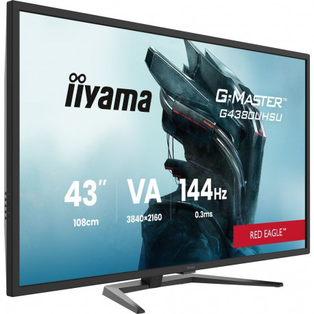 G-Master G4380UHSU-B2 Red Eagle (108 cm (42.5 Zoll), schwarz, 4K UHD, VA, Adaptive-Sync, USB-HUB, HD