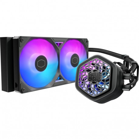 Cooler Master MasterLiquid 240 Atmos II VRM Fan ARGB, water cooling black