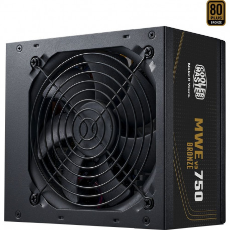 Cooler Master MWE Bronze 750 V3 230V, PC power supply black, 4x PCIe, 750 Watt