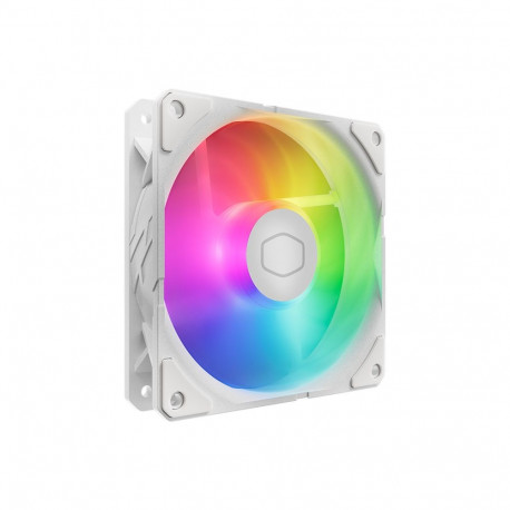Cooler Master SickleFlow Edge 120 ARGB White Edition, case fan white, with A1 Mini LED controller, 1