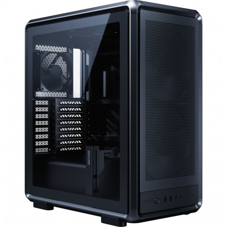 MasterFrame PC korpus 500 võrgupaneeliga karastatud klaas, must