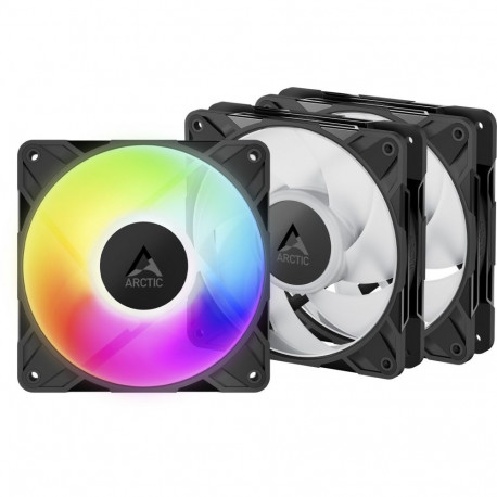 ARCTIC P12 Pro A-RGB, case fan black, 3-pack, 120 mm
