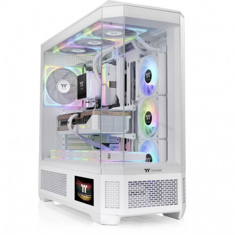 Thermaltake View 600 TG Snow, Big Tower Case White, Tempered Glass