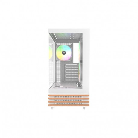 Thermaltake View 270 Plus WS ARGB, Tower case white/wood, Tempered Glass x 2, Wood structure