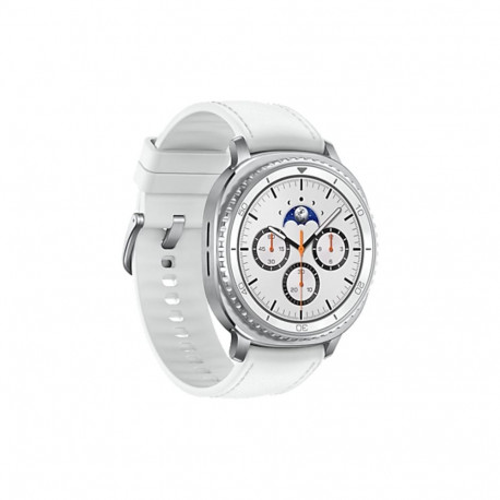 Galaxy Watch8 Classic (weiß, 46mm, Bluetooth, Hybrid-Armband)