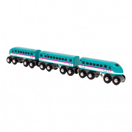 BRIO World World - Trains of the World Shinkansen E5 Hayabusa Train, Toy Vehicle